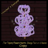 .:Tier Topiary Hearts Flowers B 01:.