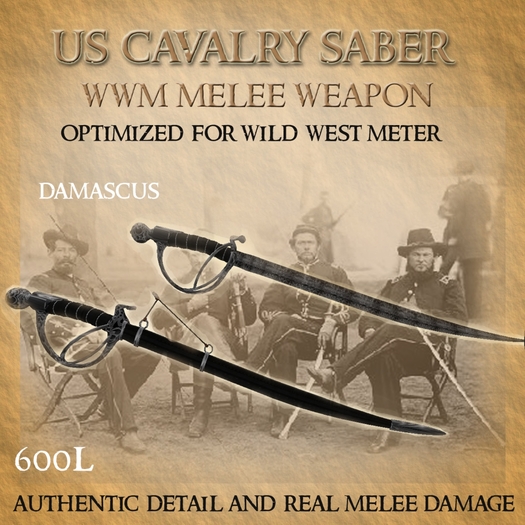 Damascus Cavalry Saber (box)