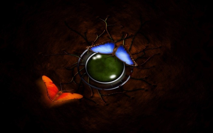 Great poster texture 2 mariposas- 1440x900