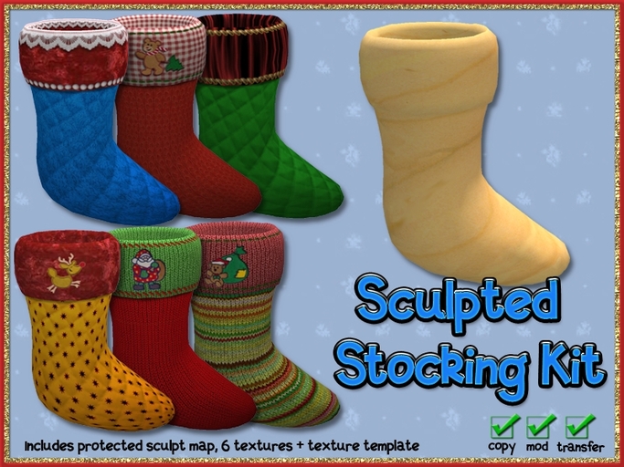 (PAT Sculpted Christmas Stocking Kit)