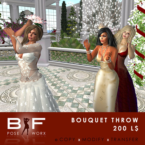 B&F - Bouquet Throwing Pose Set