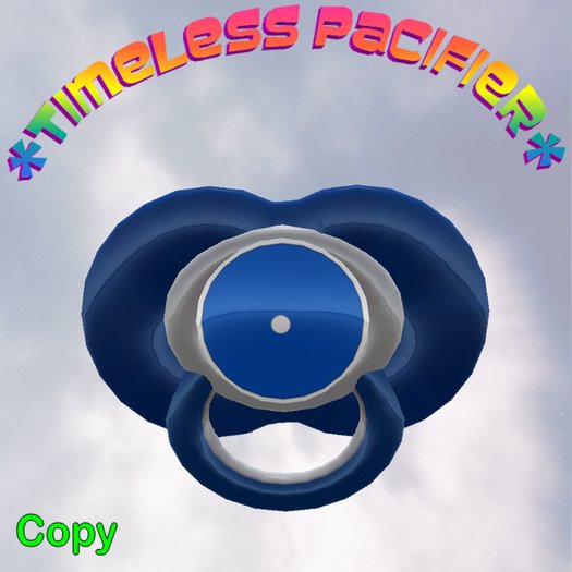*Timeless Pacifier* - Blue & White