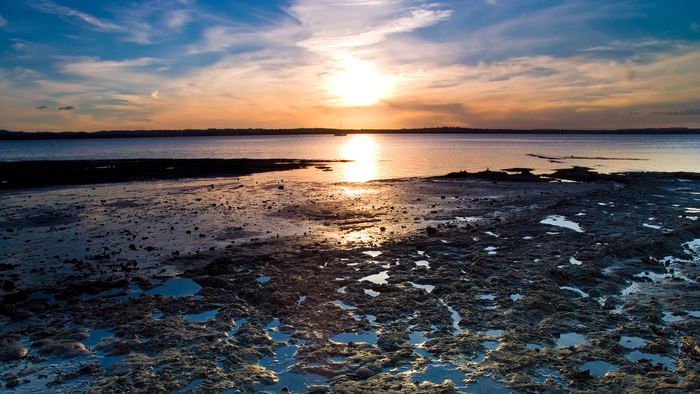 Great poster texture beach sunset 1920x1080