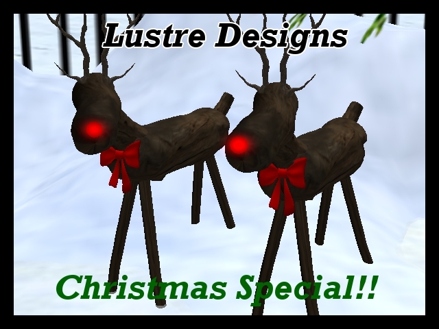 60 Linden Special - Log Reindeer ~ Rudolph
