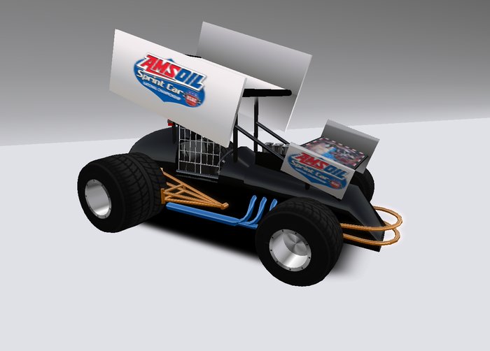 Second Life Marketplace - Sprinter Car -OUTLAW (Drag-Street_ Drift) Boxed