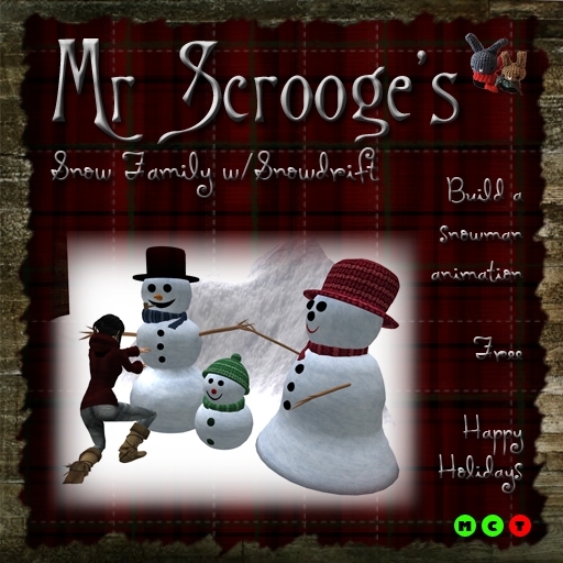 Mr Scrooge's Snow Family