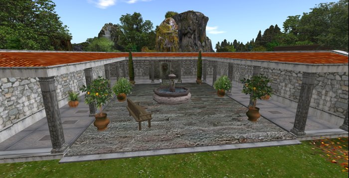 Natural Landscapes Roman Courtyard Complete
