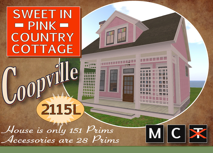 Sweet in Pink Country Cottage or Farmhouse