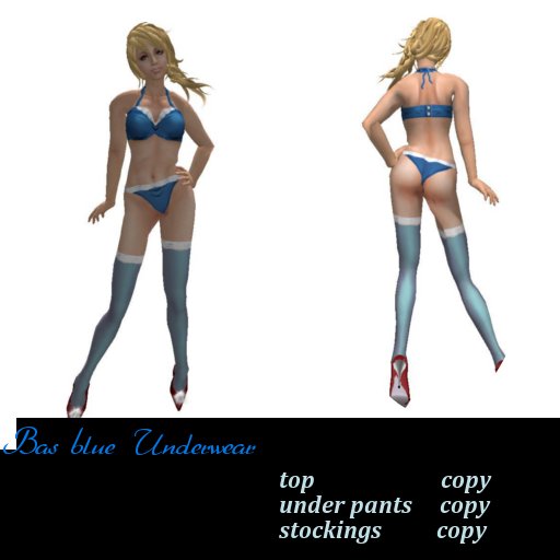 Bas Blue Underwear