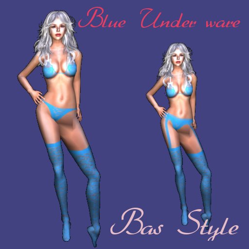 Bas Blue Lingerie