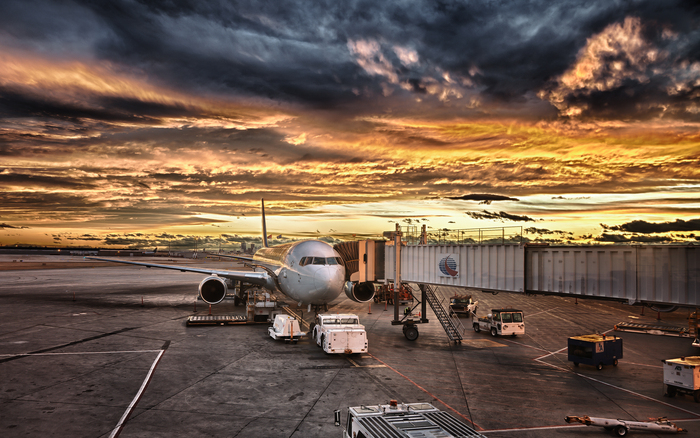 Great poster texture sunset departure 2560x1600