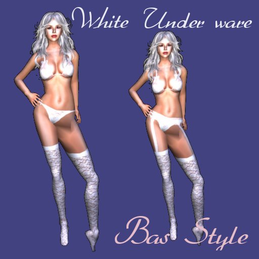 Bas White Lingerie