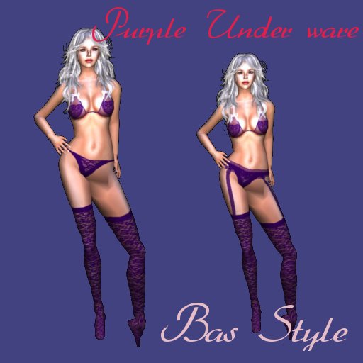 Bas Purple Lingerie