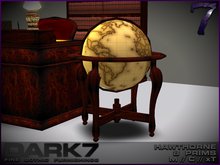 Dark 7: Hawthorne - mahogany - globe