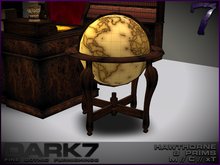 Dark 7: Hawthorne - old oak - globe