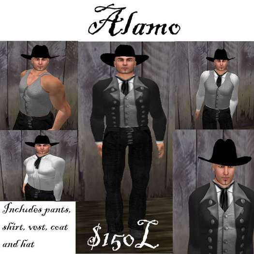 Alamo Suit - Tux Tuxedo - Mens Formal Wear - Western