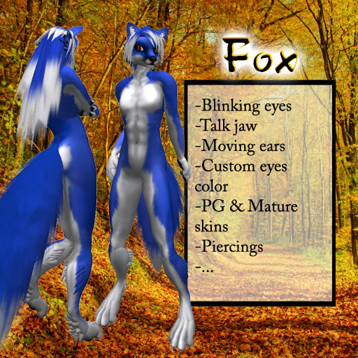 Fox - Blue