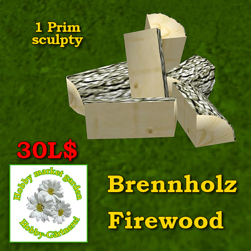 Brennholz, sculpty