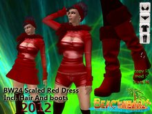 BW24 Scaled Red Dress Box