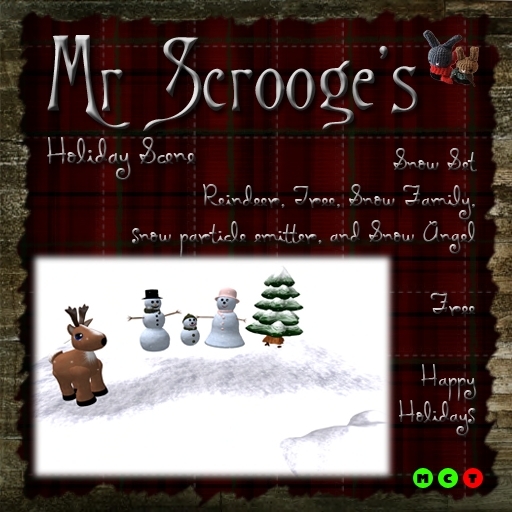 Mr Scrooge's Holiday Scene