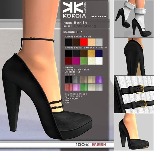 {KOKOIA} :: Exclusive Shoes :: BERLIN :: GRAY STRONG