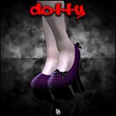 Dare Designs: Dotty pumps - hot pink
