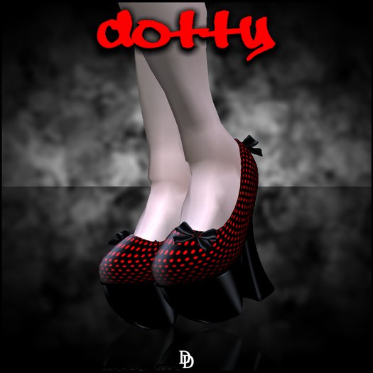 Dare Designs: Dotty pumps - red