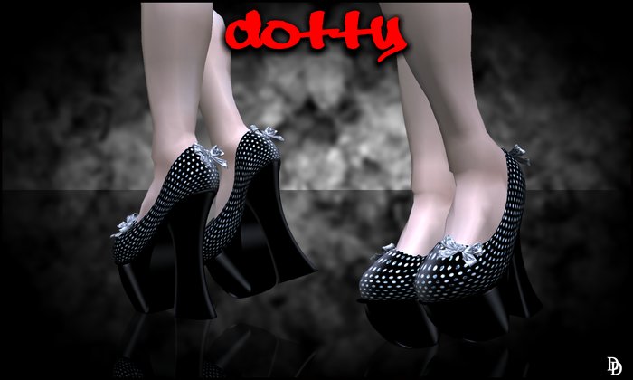 Dare Designs: Dotty pumps - silver