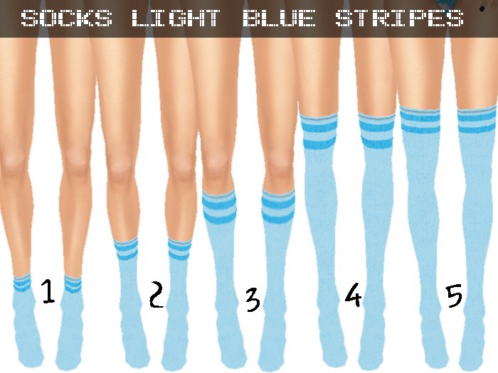 Pack Socks *Light Blue Stripes