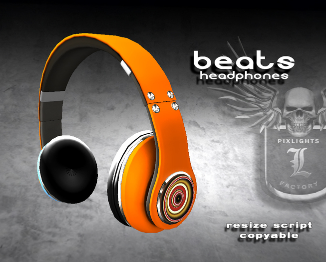 PIXLIGHTS FACTORY HEADPHONES ORANGE