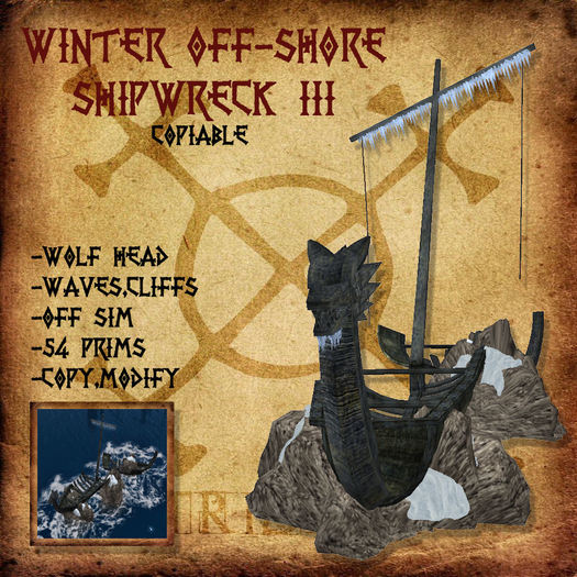 Off-Shore Shipwreck III [Winter]