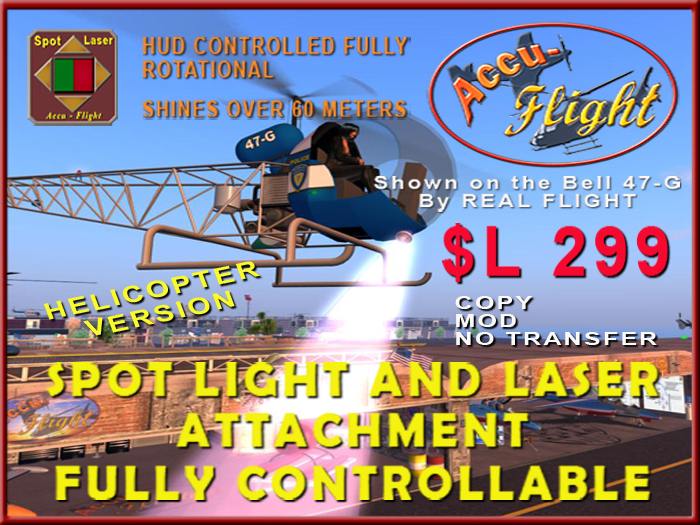 SPOT LIGHT for HELICOPTERS