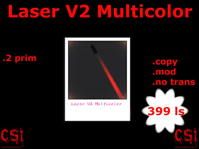 Laser V2 Multicolor (box)