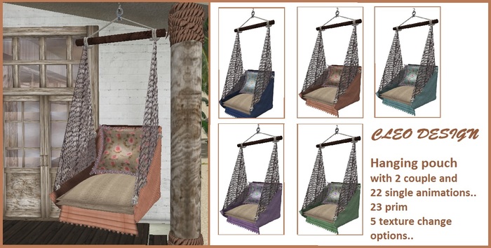 Hanging pouch-CLEO DESIGN