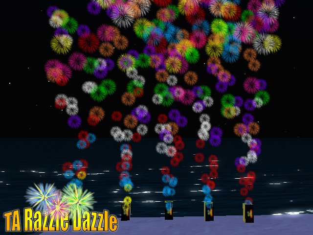 TA Razzle Dazzle Colored Firework Fountain 5 pak-2 2012