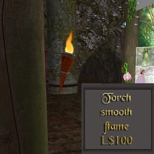 Wall mounted Torch bamboo