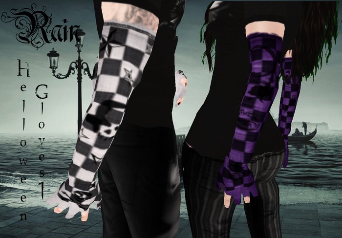 .:[Rain]:. Halloween high gloves (Fatpack)