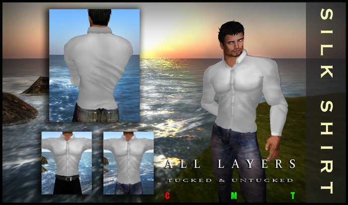 White Silk Shirt