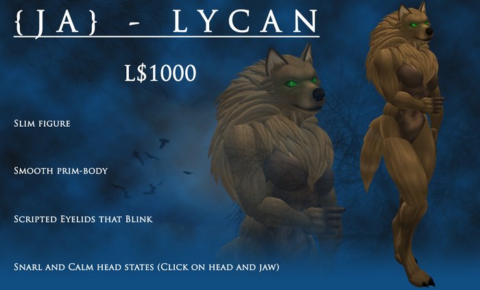 {JA} Lycan - Female - Blonde