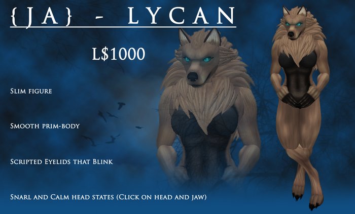 {JA} Lycan - Female - Hazel