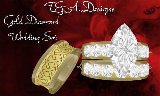 Gold Diamond Wedding set Vendor