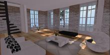 Designer Prims Heritage Skybox, Prefab, House, furnished
