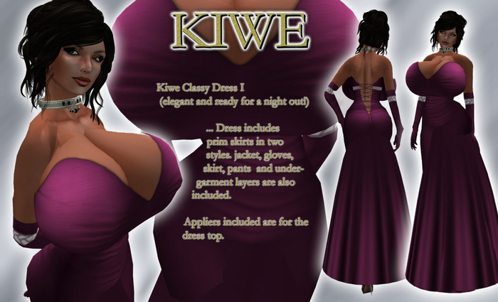 Kiwe Classy Dress I (lavender) for Prim B's