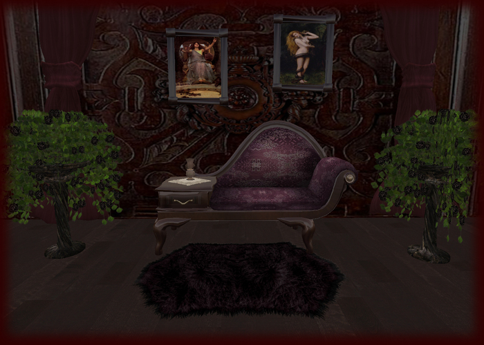 Antique Vamp Couch Plum [Boxed]