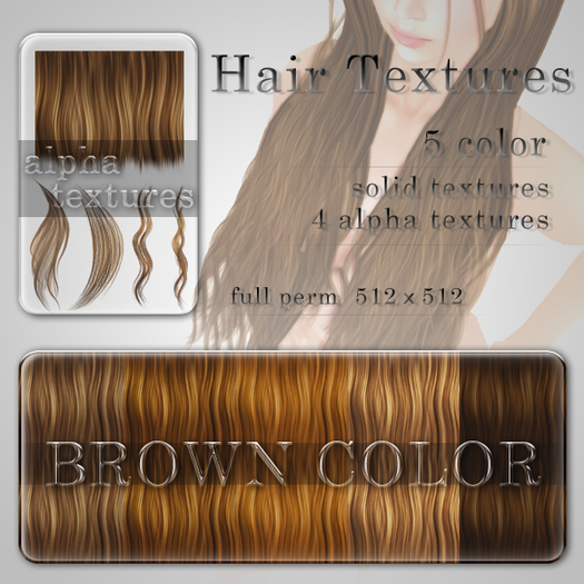 *-{-BraT-}-* Hair Textures [Brown]