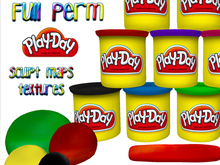 FULL PERM Play Day Sculpt Maps & Textures