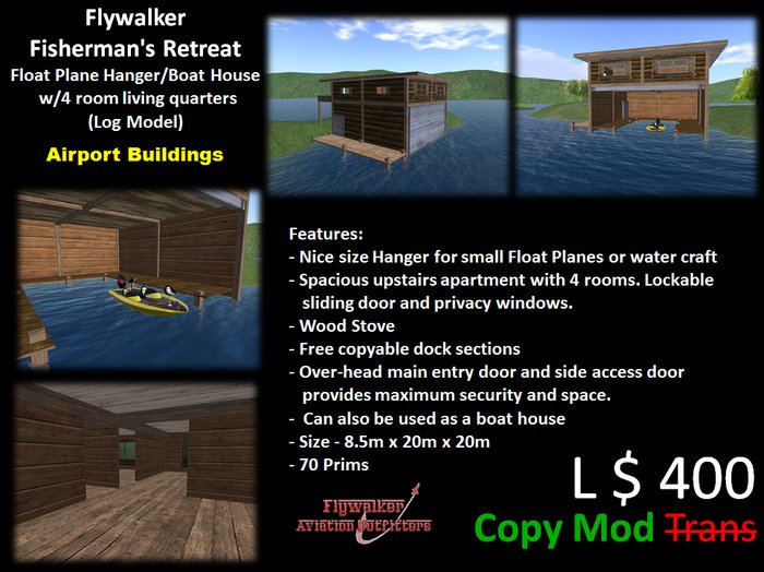 Flywalker Fisherman's Retreat (Log) -(BOXED)