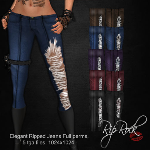 RipRock - Elegant Ripped Jeans tga files