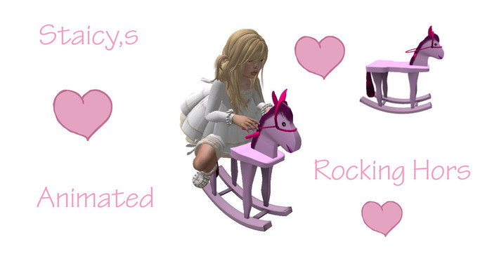 Staicy,s Rocking Horse Pink Boxed
