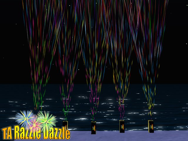 TA Razzle Dazzle Multi Color Firework Lazer 5 pak 2012